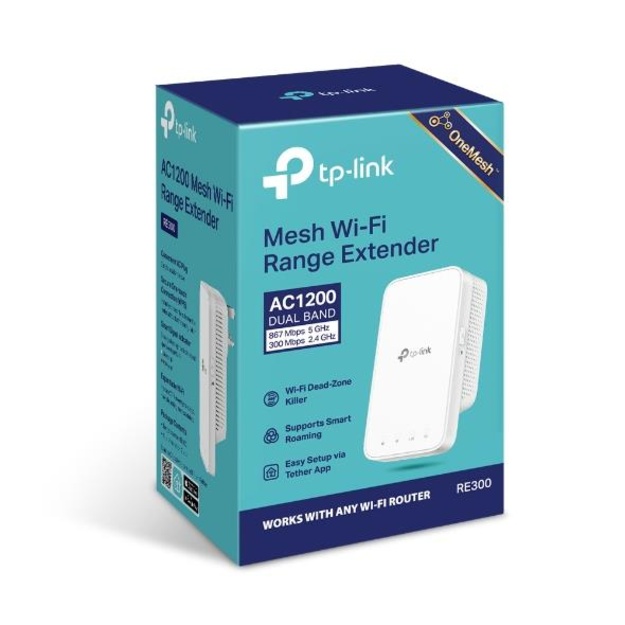 Belaidžio ryšio stiprintuvas 1200MBPS RE300 TP-LINK