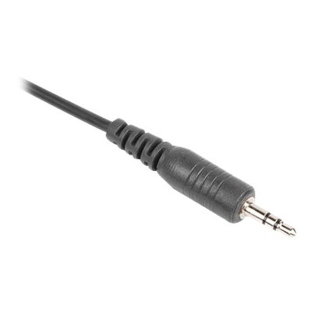 Mikrofonas NATEC NMI-0776 Natec Microphone Adder Black Mini Jack 3,5mm Low-Noise,omniderctional Microphone