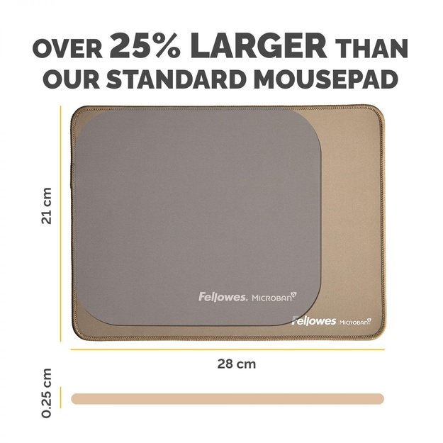 MOUSE PAD BREYTA XL/SAND 100139319 FELLOWES