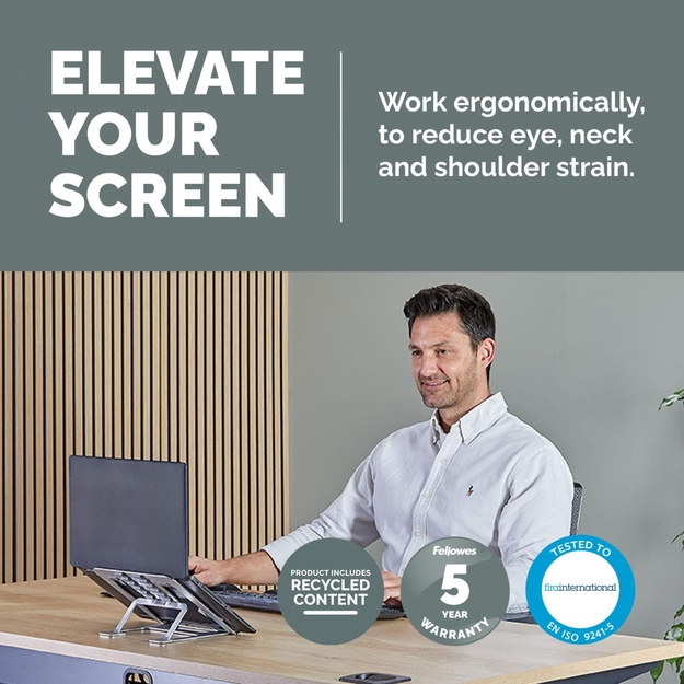 NB ACC STAND PORTABLE/SILVER 100138867 FELLOWES