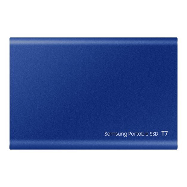Išorinis kietasis diskas SSD SAMSUNG T7 1TB extern USB 3.2 Gen 2 indigo blue
