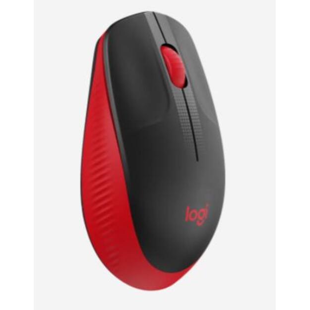 Kompiuterinė pelė belaidė LOGITECH M190 Full-size - RED - EMEA