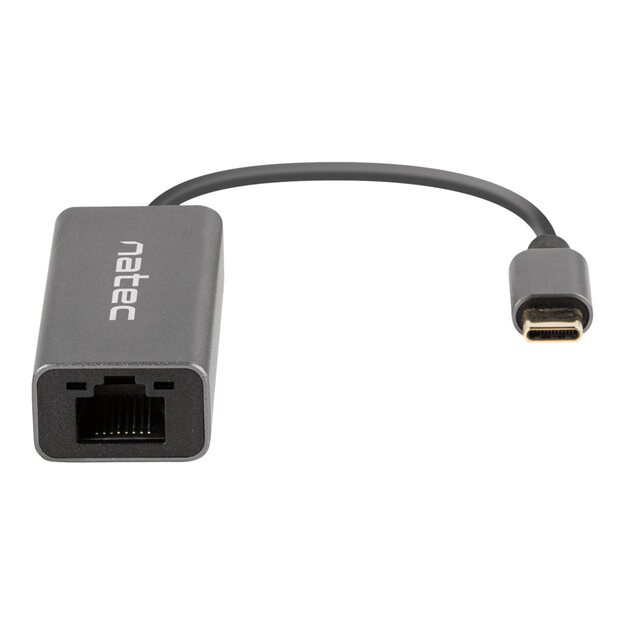 Tinklo adapteris NATEC LAN USB-C 3.1 > 1x RJ45 1GB