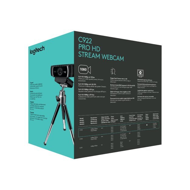 Internetinė kamera WEBCAM HD PRO C922/960-001088 LOGITECH