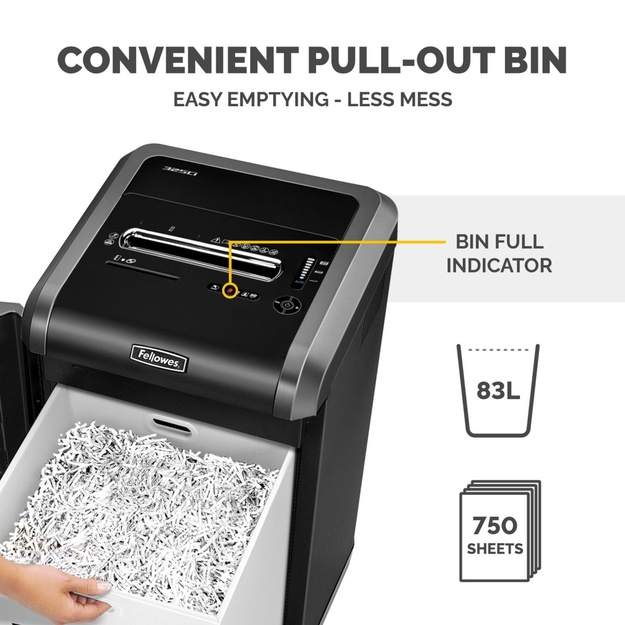 Popieriaus smulkintuvas POWERSHRED 325CI/4632001 FELLOWES