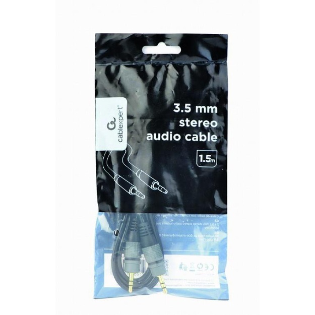Audio kabelis CABLE AUDIO 3.5MM 1.5M/CCAP-3535MM-1.5M GEMBIRD