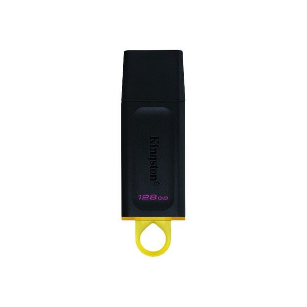 USB raktas KINGSTON 128GB USB3.2 Gen1 DataTraveler Exodia Black + Yellow