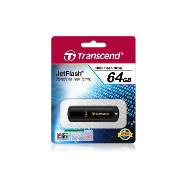 USB raktas MEMORY DRIVE FLASH USB2 64GB/350 TS64GJF350 TRANSCEND 1