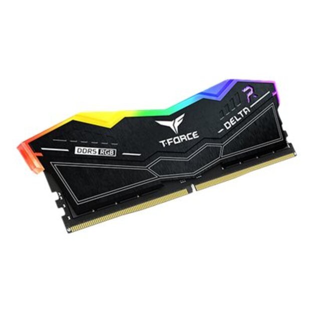 Operatyvioji atmintis (RAM) TEAMGROUP T-Force Delta RGB DDR5 32GB 2x16GB 6200MHz CL38 1.25V DIMM