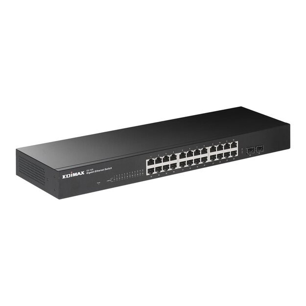 Komutatorius EDIMAX 26-Port Gigabit Switch with 2 SFP Ports