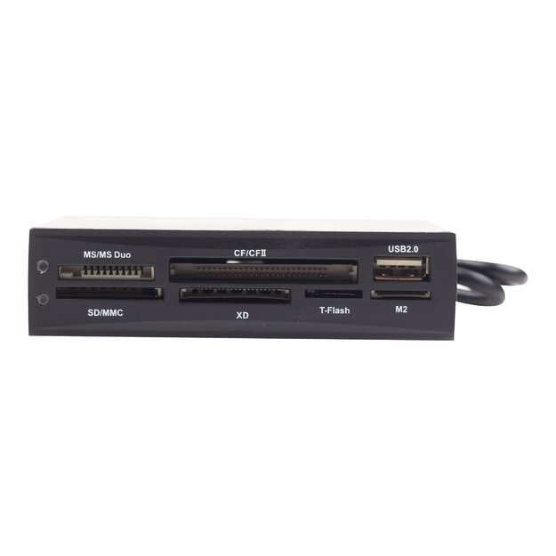 GEMBIRD FDI2-ALLIN1-02-B Gembird USB 2.0 internal CF/MD/SM/MS/SDXC/MMC/XD card reader/writer black