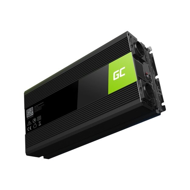 GREEN CELL Voltage Car Inverter 12V to 220V 2000W/4000W Modified Sine Wave 15