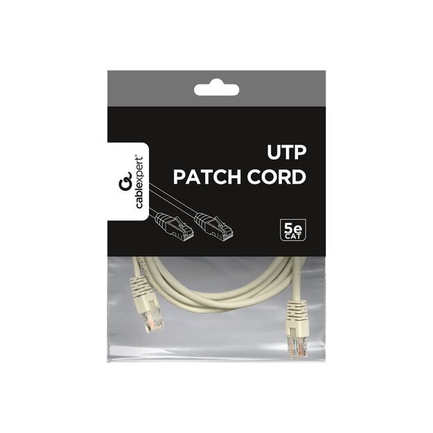 Patch kabelis GEMBIRD PP12-2M RJ45, cat.5e, UTP, 2m, gray 13
