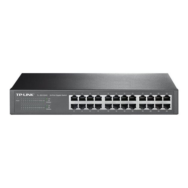 Komutatorius TP-LINK 24port Gigab. ECO-19in