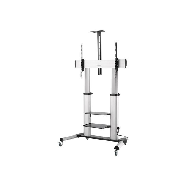 Televizoriaus stovas su ratukais LOGILINK BP0084 TV monitor cart 60–100inch height adjustable 100kg max.