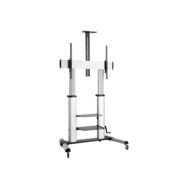 Televizoriaus stovas su ratukais LOGILINK BP0084 TV monitor cart 60–100inch height adjustable 100kg max.