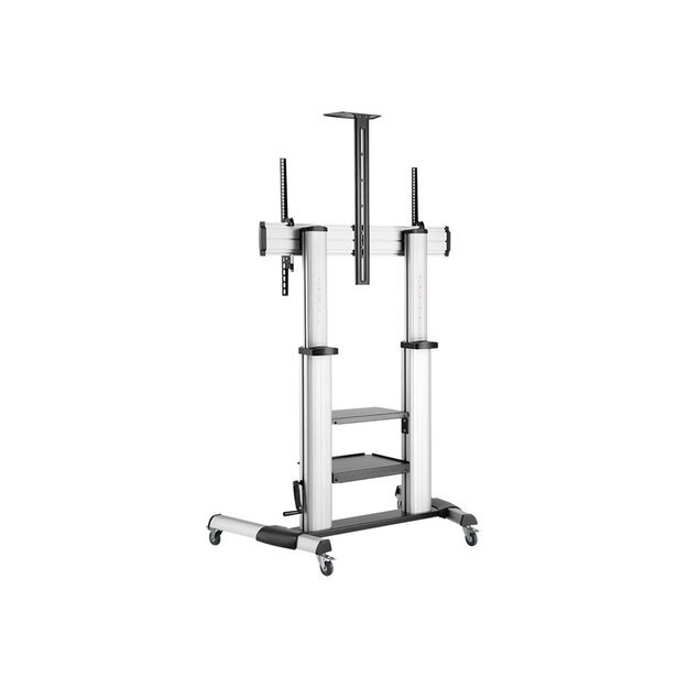 Televizoriaus stovas su ratukais LOGILINK BP0084 TV monitor cart 60–100inch height adjustable 100kg max.