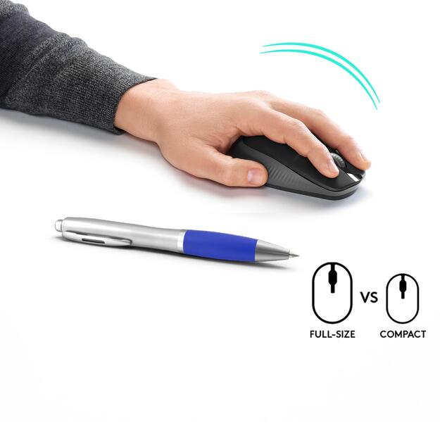 Kompiuterinė pelė belaidė OPTICAL WRL M190/CHARCOAL 910-005905 LOGITECH 33