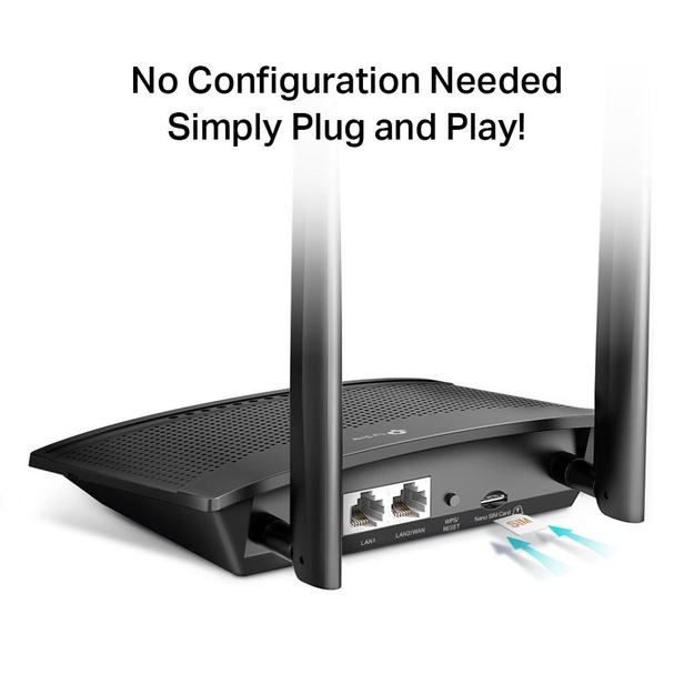 Maršrutizatorius 3G 4G 300MBPS TL-MR100 TP-LINK