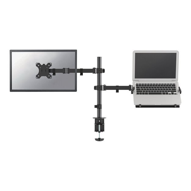 NEOMOUNTS BY NEWSTAR Monitor/Screen and Notebook DeskMount clamp/grommet 10-32inch max 8kg Full motion black
