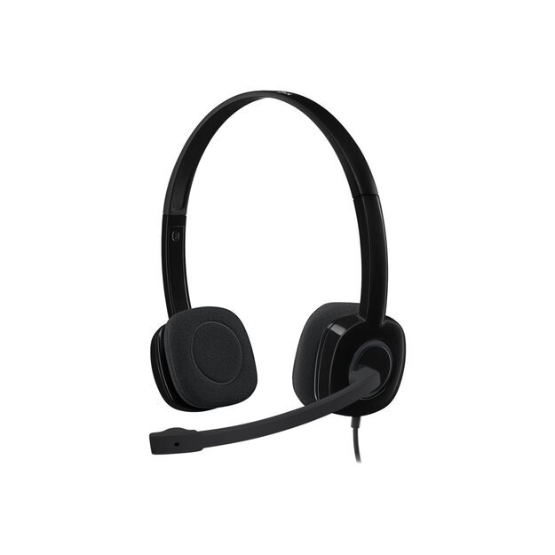 Ausinės HEADSET STEREO H151/BLACK 981-000589 LOGITECH