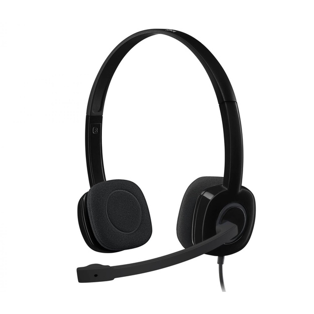 Ausinės HEADSET STEREO H151/BLACK 981-000589 LOGITECH