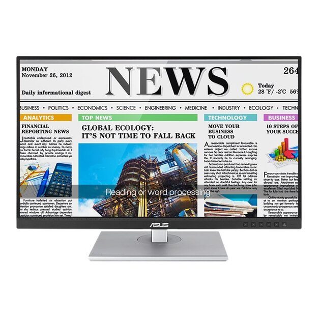 Monitorius ASUS ProArt PA278CV Professional 27inch WLED IPS WQHD 2560x1440 16:9 1000:1 350cd/m2 USB-C DisplayPort 1xHDMI 2xDP 15