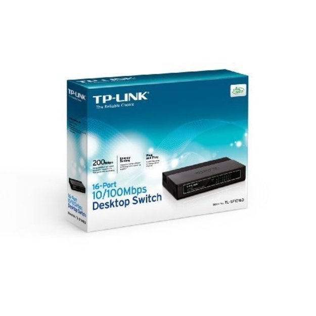 Komutatorius 16PORT 10 100M TL-SF1016D TP-LINK