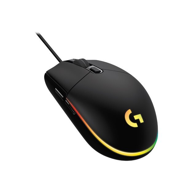 Kompiuterinė pelė laidinė LOGITECH G203 LIGHTSYNC Gaming Mouse Black