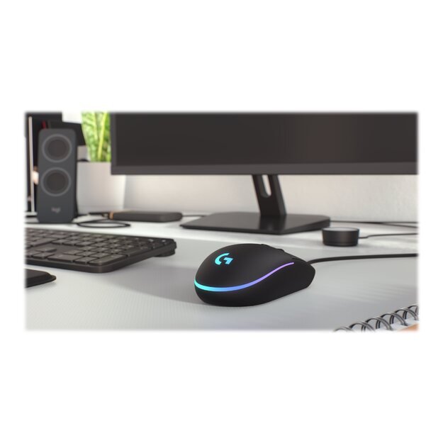 Kompiuterinė pelė laidinė LOGITECH G203 LIGHTSYNC Gaming Mouse Black