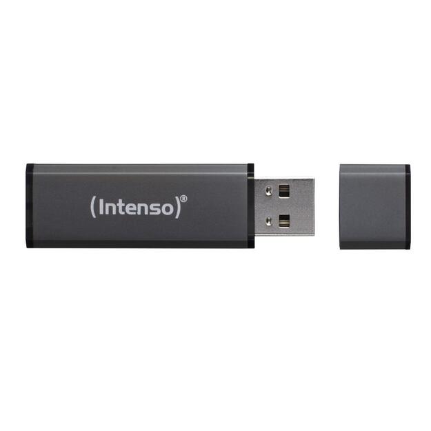 USB raktas MEMORY DRIVE FLASH USB2 4GB/BLACK 3521451 INTENSO