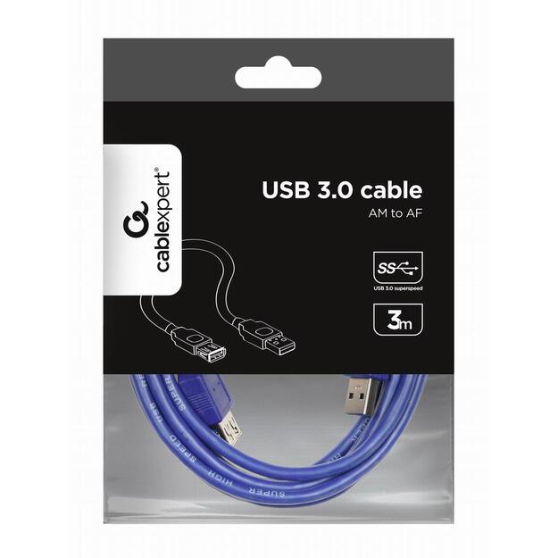 CABLE USB3 EXTENSION AM-AF/3M CCP-USB3-AMAF-10 GEMBIRD