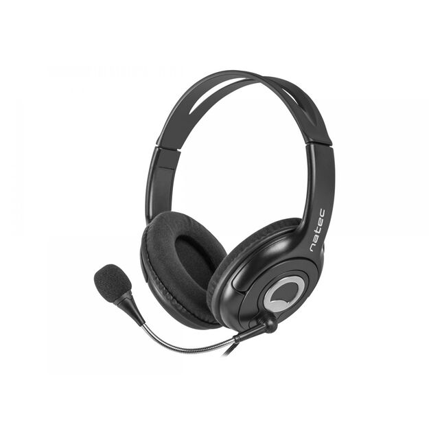 Ausinės NATEC NSL-1178 Natec Bear 2 Headphones + Microphone, 2x Mini Jack 3,5mm