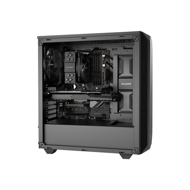 Kompiuterio korpusas |BE QUIET|Pure Base 500 Black|MidiTower|Not included|ATX|MicroATX|MiniITX|Colour Black|BG034