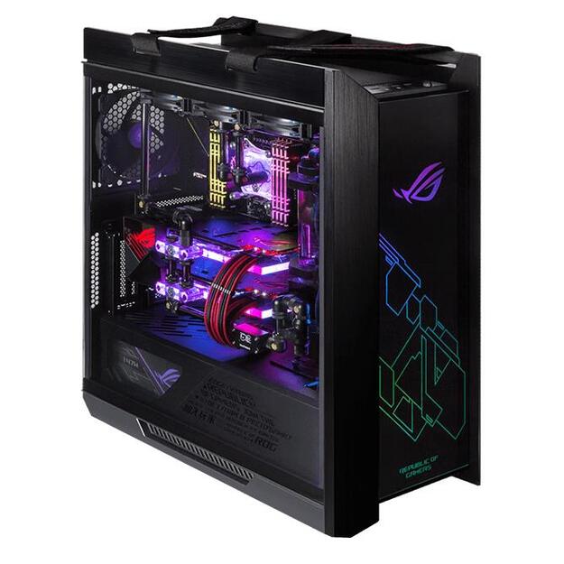 Kompiuterio korpusas |ASUS|ROG Strix Helios|MidiTower|Not included|ATX|EATX|MicroATX|MiniITX|Colour Black|GX601ROGSTRIXHELIOS