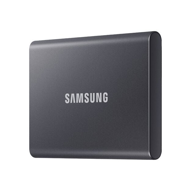 Išorinis kietasis diskas SSD |SAMSUNG|T7|500GB|USB 3.2|Write 1000 MBytes/sec|Read 1050 MBytes/sec|MU-PC500T/WW