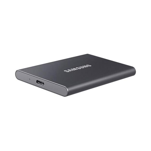 Išorinis kietasis diskas SSD |SAMSUNG|T7|500GB|USB 3.2|Write 1000 MBytes/sec|Read 1050 MBytes/sec|MU-PC500T/WW