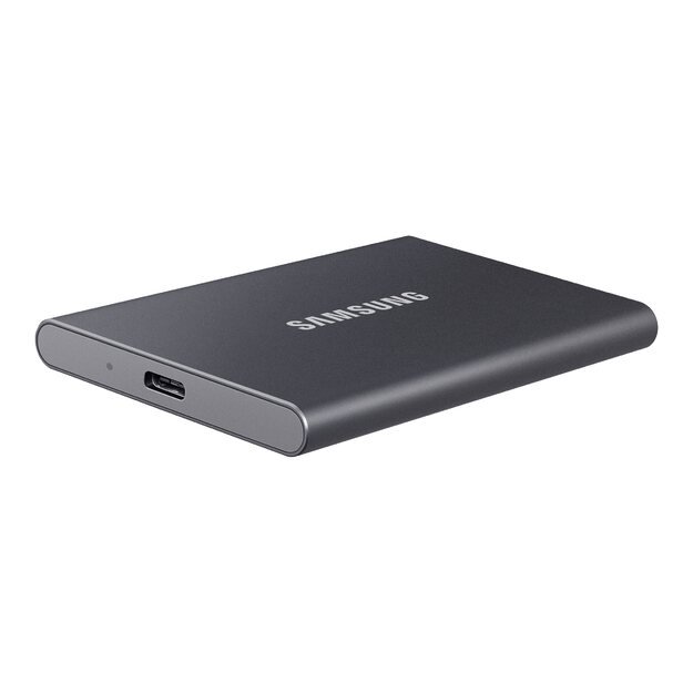 Išorinis kietasis diskas SSD |SAMSUNG|T7|500GB|USB 3.2|Write 1000 MBytes/sec|Read 1050 MBytes/sec|MU-PC500T/WW