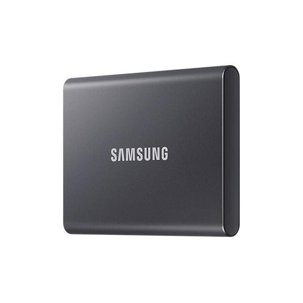 Išorinis kietasis diskas SSD |SAMSUNG|T7|500GB|USB 3.2|Write 1000 MBytes/sec|Read 1050 MBytes/sec|MU-PC500T/WW