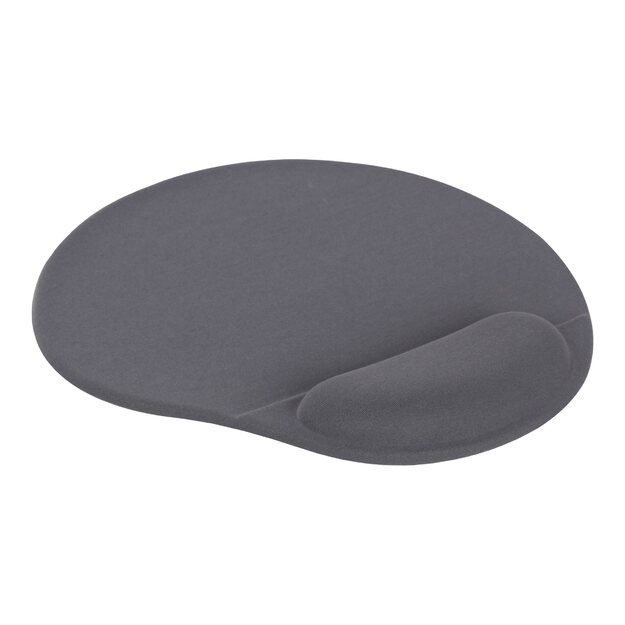 Pelės kilimėlis GEMBIRD MP-GEL-GR Gembird Gel mouse pad with wrist support, grey 12