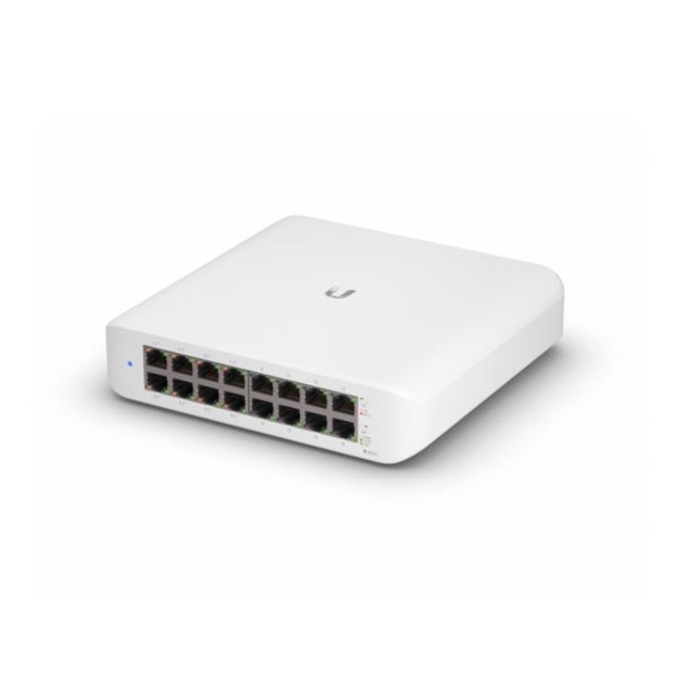Komutatorius |UBIQUITI|USW-LITE-16-POE|Type L2|16x10Base-T / 100Base-TX / 1000Base-T|PoE+ ports 8|45 Watts|USW-LITE-16-POE