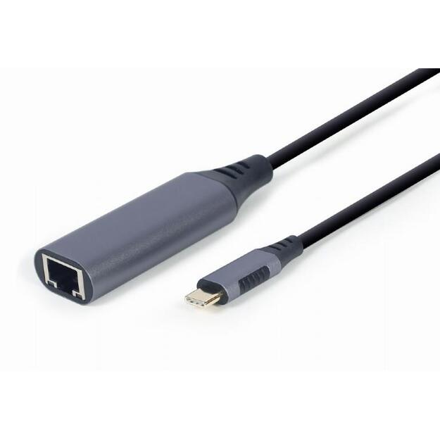 I/O ADAPTER USB-C TO LAN/GREY A-USB3C-LAN-01 GEMBIRD