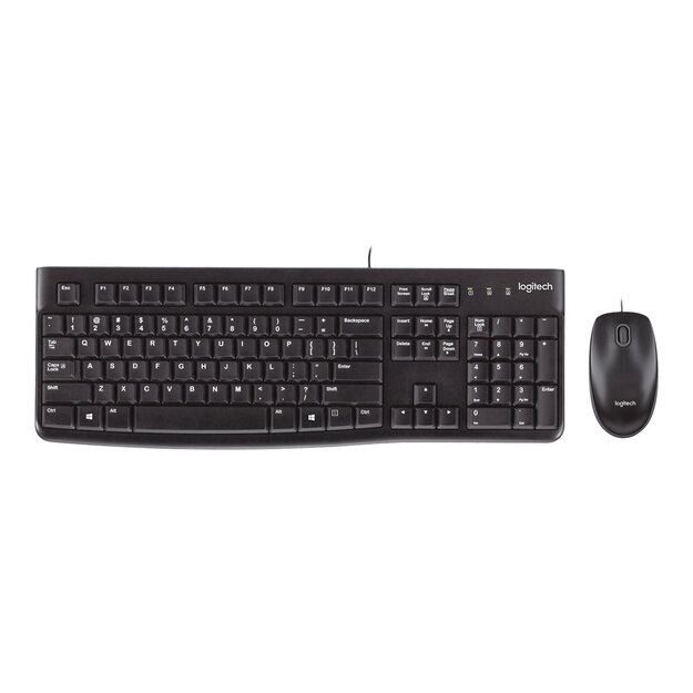 Klaviatūra + pelė komplektas LOGITECH DESKTOP MK120 RU 20