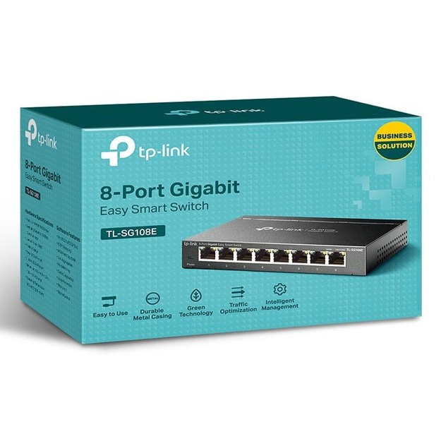 Komutatorius 8PORT 1000M TL-SG108E TP-LINK