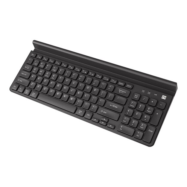 Belaidė klaviatūra NATEC Wireless Felimare US slim BT+2.4GHz tablet/phone holder