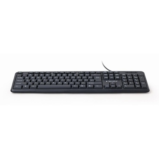 Klaviatūra laidinė STANDART USB ENG/BLACK KB-U-103 GEMBIRD