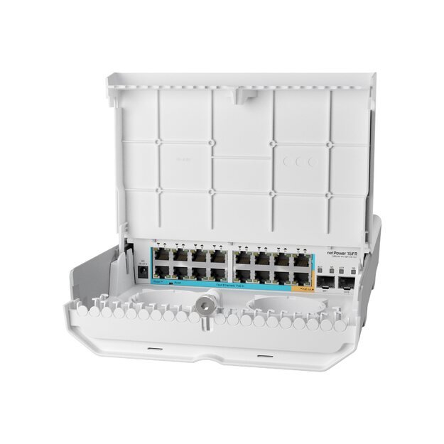 Komutatorius MIKROTIK netPower 15FR Switch 16x RJ45 100Mb/s 2x SFP