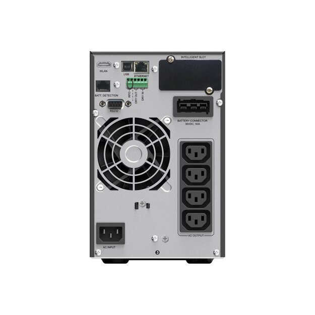 POWERWALKER UPS On-Line VFI 1000 ICT IOT 1/1 phase 1000VA PF1 4x IEC C13 outlets C14 USB/RS232 EPO LCD