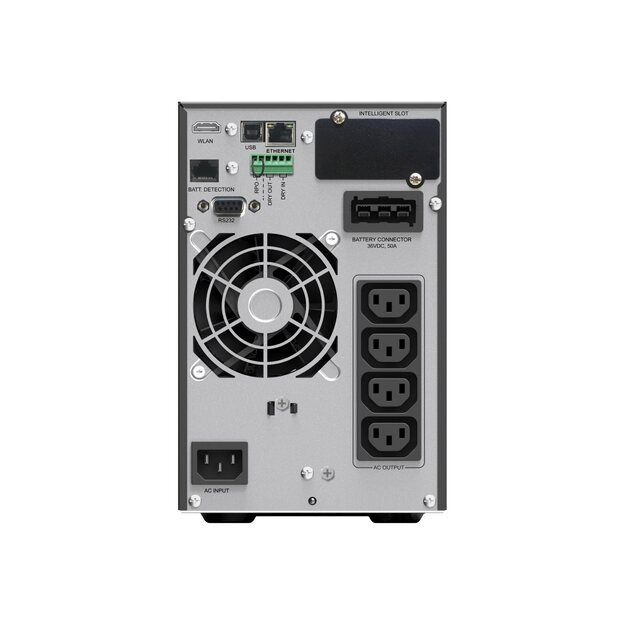 POWERWALKER UPS On-Line VFI 1000 ICT IOT 1/1 phase 1000VA PF1 4x IEC C13 outlets C14 USB/RS232 EPO LCD 8