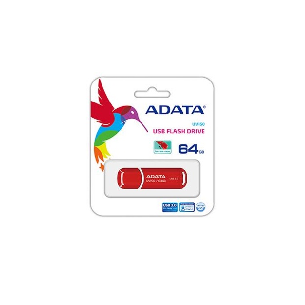 USB raktas USB3.1 64GB/RED AUV150-64G-RRD ADATA